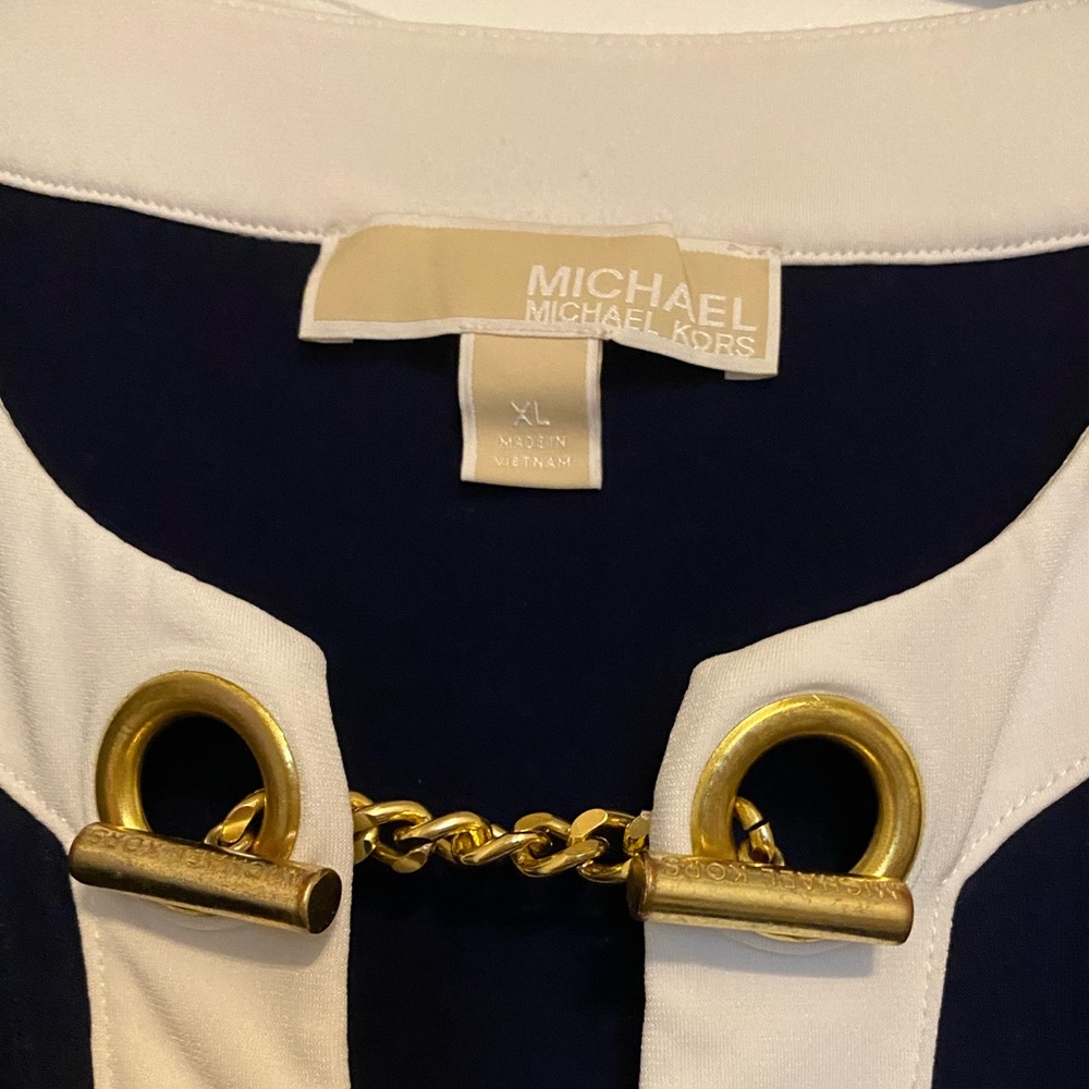 Michael Kors Navy Mid-Length Dress